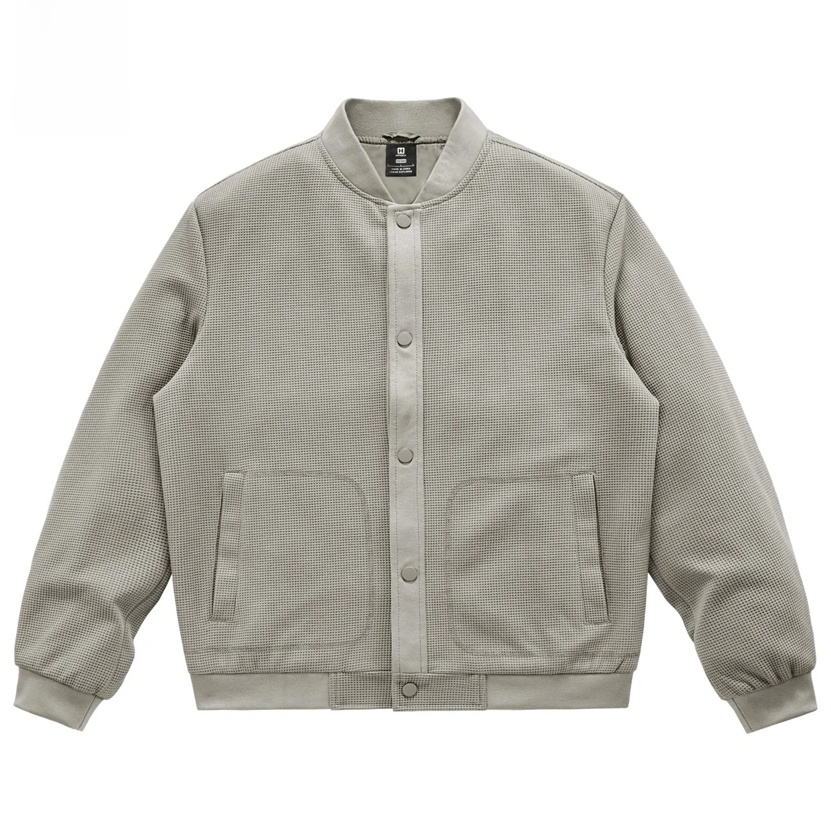 Hogex Waffle Outerwear Men's Spring High Sense Pu Shuai Loose Baseball Uniform Retro Street Leisure Jacket