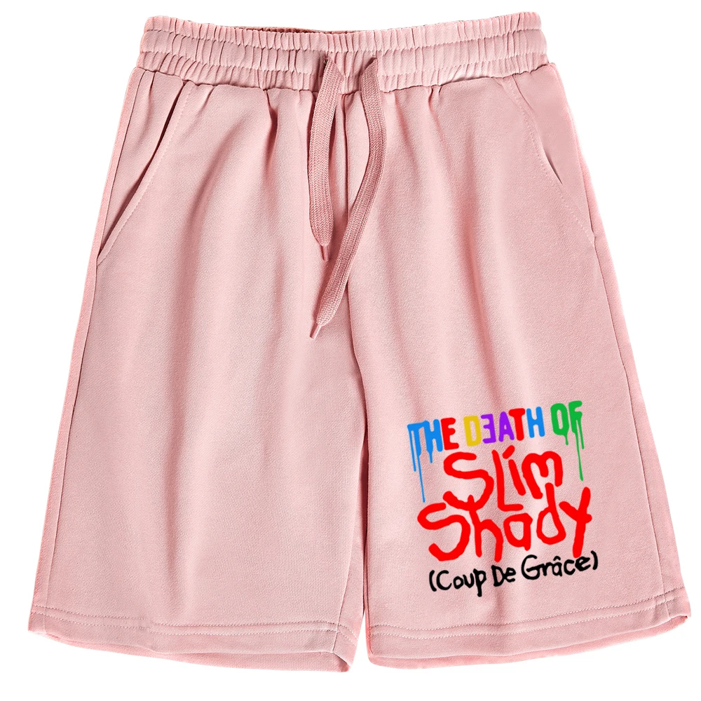 Eminem New Album The Death of Slim Shady Coup De Grace Tracklist Повседневные короткие брюки унисекс Мужчины
