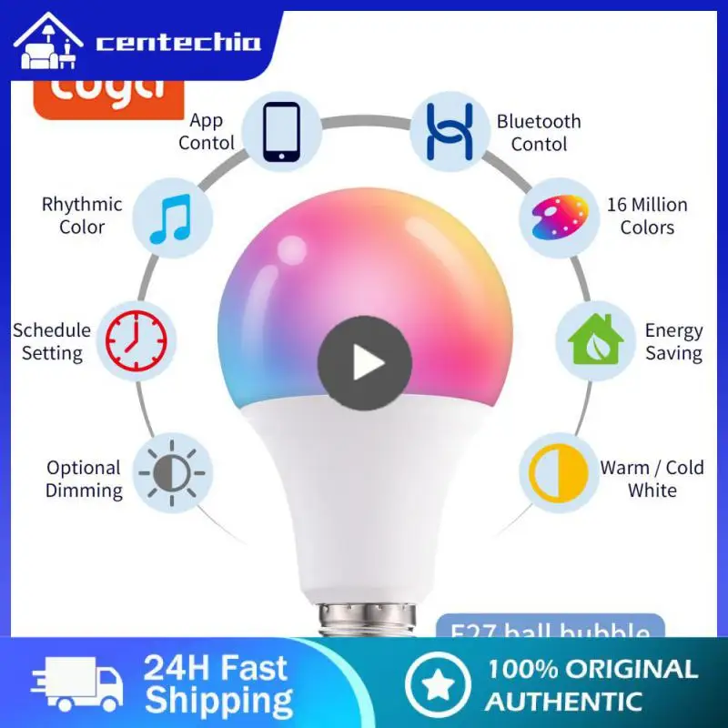 

Remote Control Rgb Light Tuya Smart B22 E27 Lamp Bulb 10w Led Bulb Dimmable Works With Gateway Diy Color