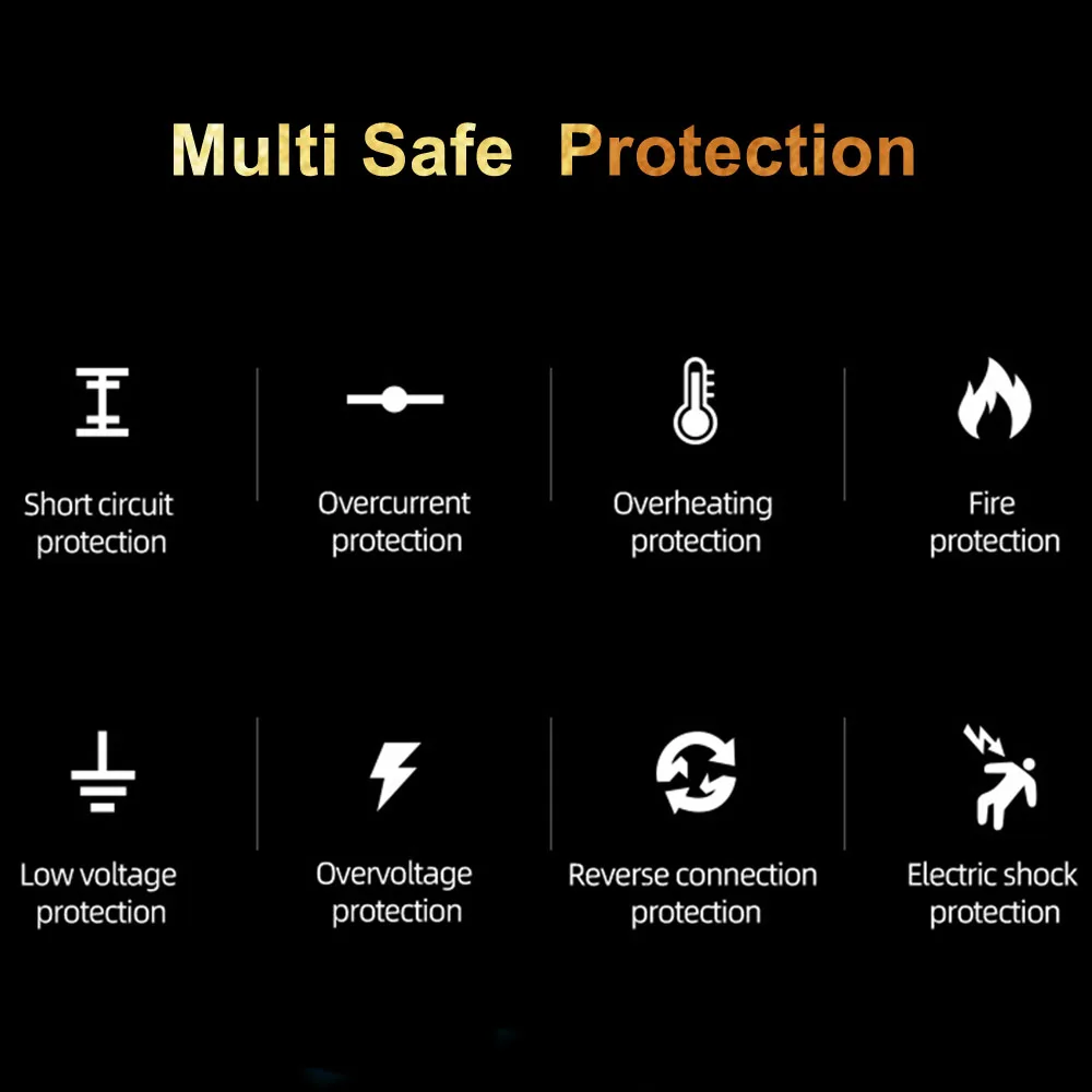 Автомобильные зарядные устройства для ремонта импульсов 100 в/240 в вход