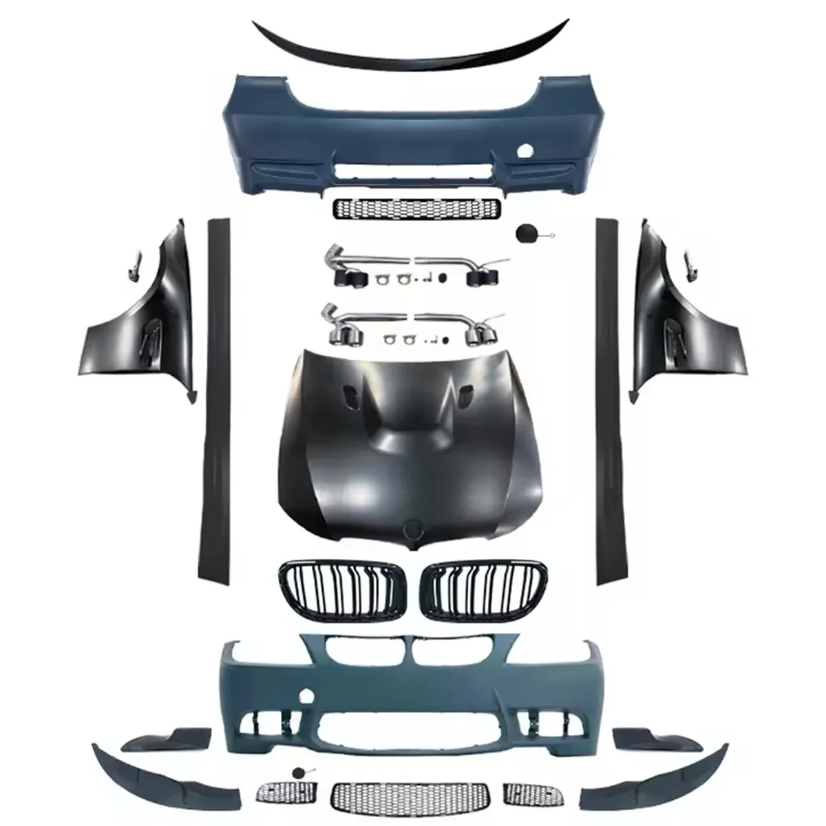 Комплект кузова автомобиля для 2009-2012 BMW 3 серии E90 Upgrade M3 Style передний и задний