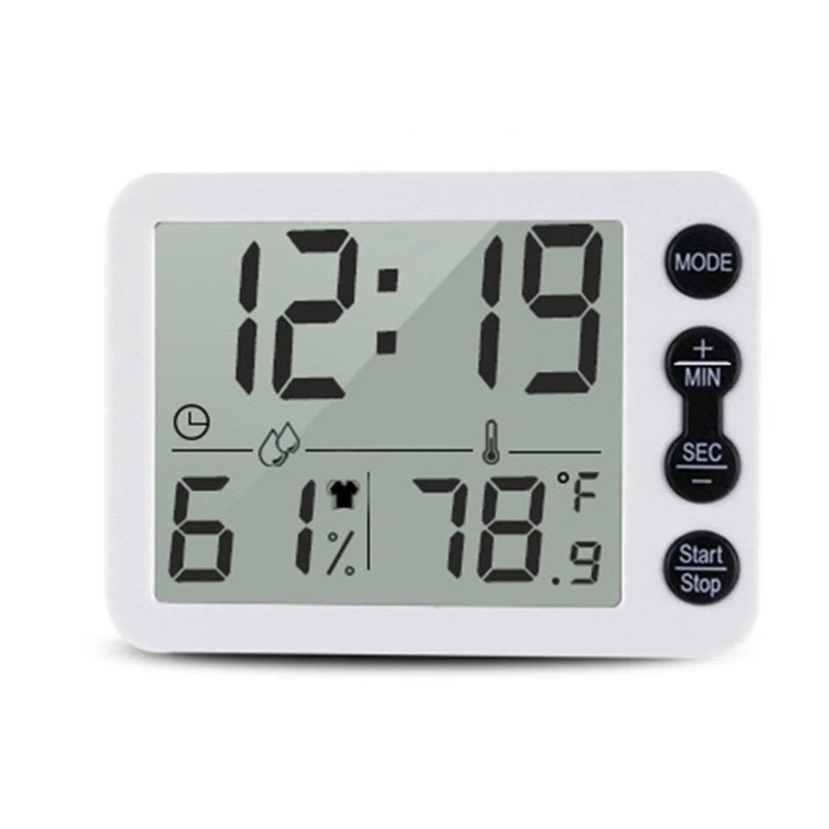 

Kitchen Digital Timer Alarm Clock Indoor Thermometer Hygrometer Countdown Timer Alarm Clock Kitchen