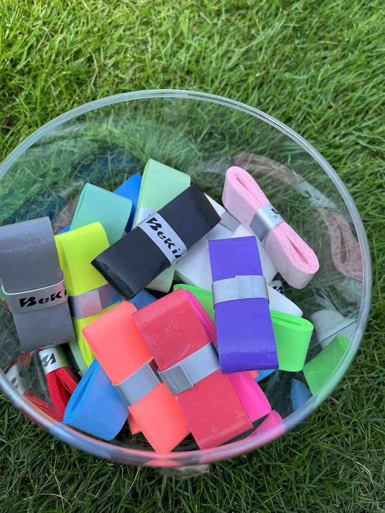 Оригинальная Теннисная ракетка BEKI Overgrip теннисная из ПУ кожи антивибратор 12 шт. -