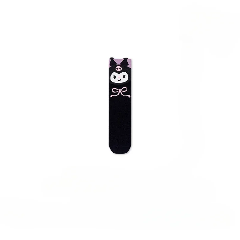 geometria dziewczyny śliczne Sanrio Kuromi fioletowe podkolanówki Kawaii Anime dzieci maluch środkowe prezent