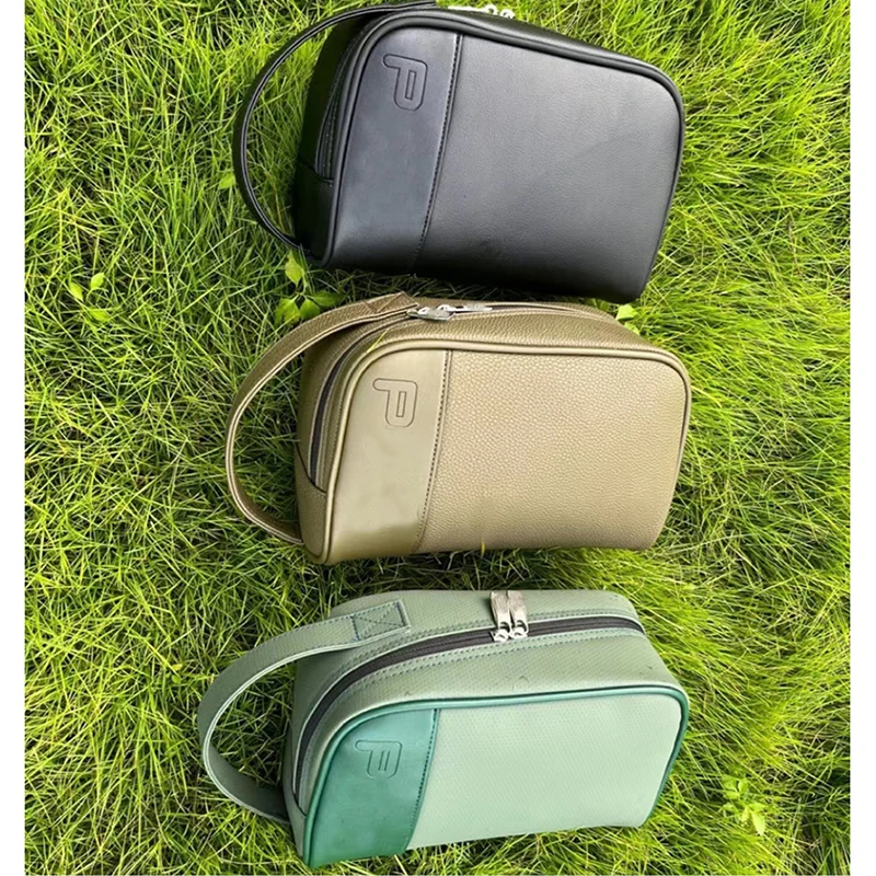 New Korean Version Golf Bag High Quality Double Layer Clutch Bag Handbag Men and Women's Portable Small Ball Bag