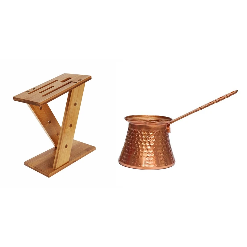 

Portable Creative Z Shape Knives Storage Rack With Turk Turkish Coffee Pot Coffee Turk Turkish Copper Coffee Maker