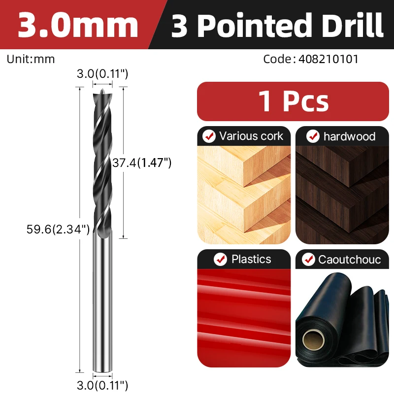 

Набор сверл по дереву LIDIAO 3-20 мм
