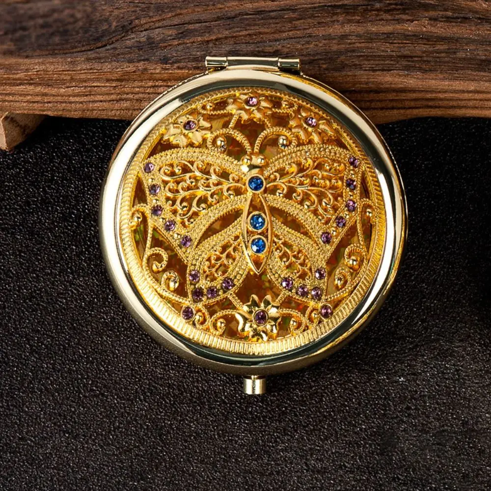 Компактное зеркало для макияжа в китайском стиле