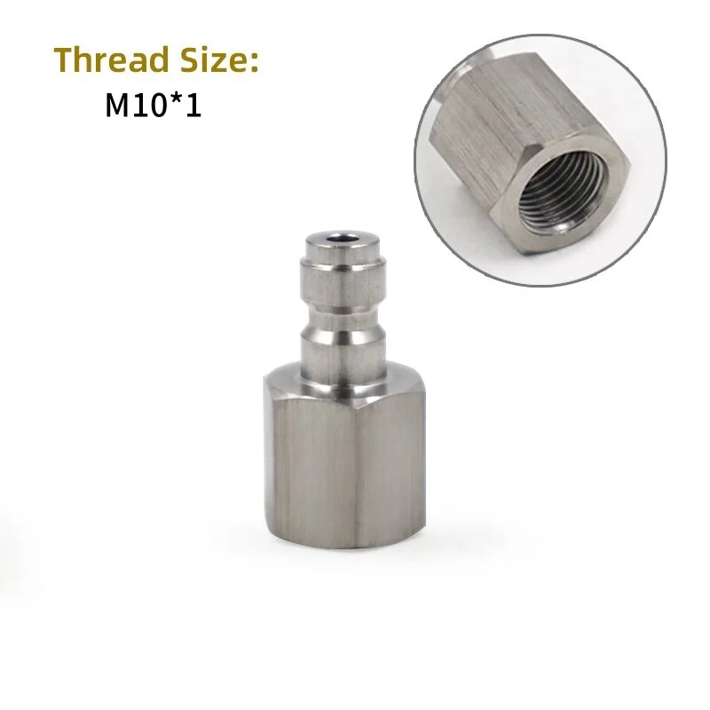 

Высокое давление 8 мм Foster быстроразъемный адаптер «папа-мама» заполняющий ниппель глухая заглушка резьба 1/8NPT и 1/8BSP и M10 * 1