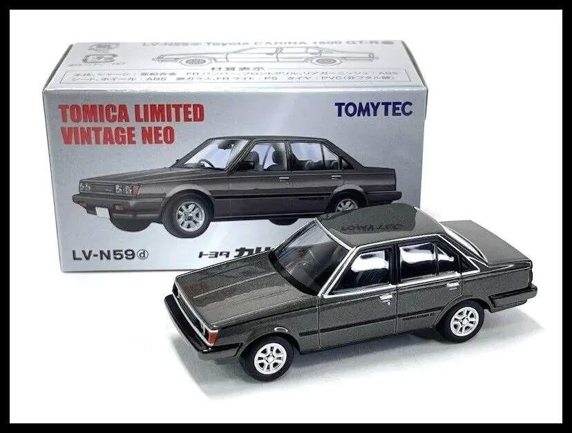 Tomica Limited Vintage NEO LV-N59d Carina 1600 GT-R 84 серый 1/64 коллекция литых моделей автомобилей