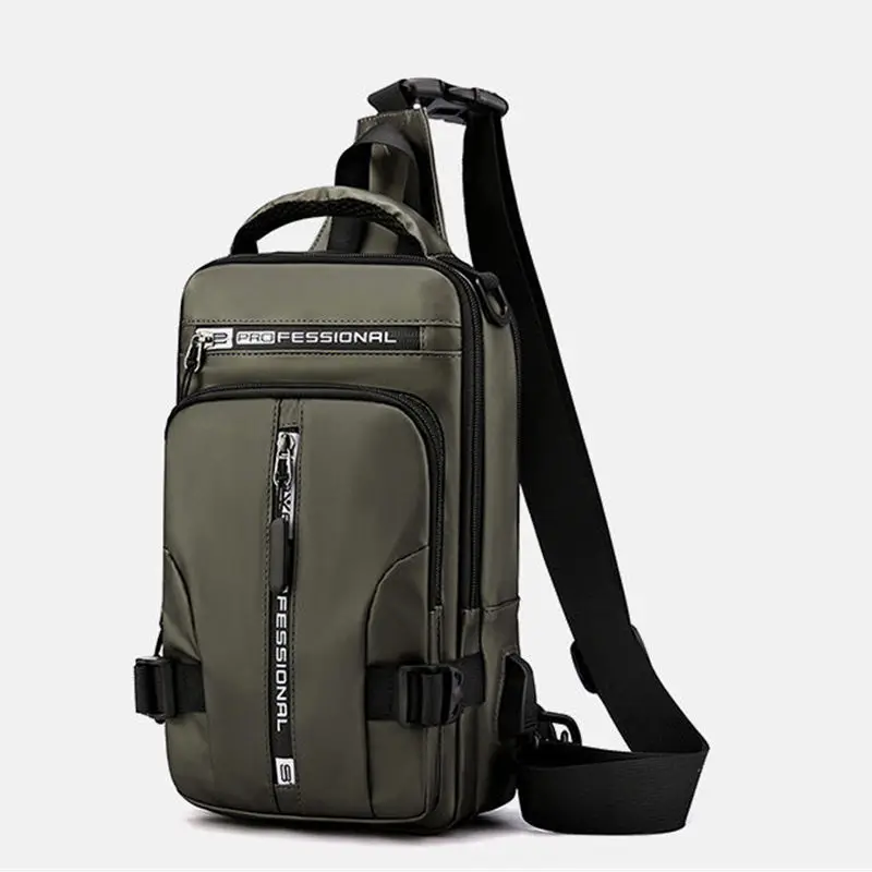 

2022 Multifunction Crossbody Bag Chest Bag New Anti-theft Shoulder Messenger Bags Male Waterproof Short Trip Chest Bag Pack