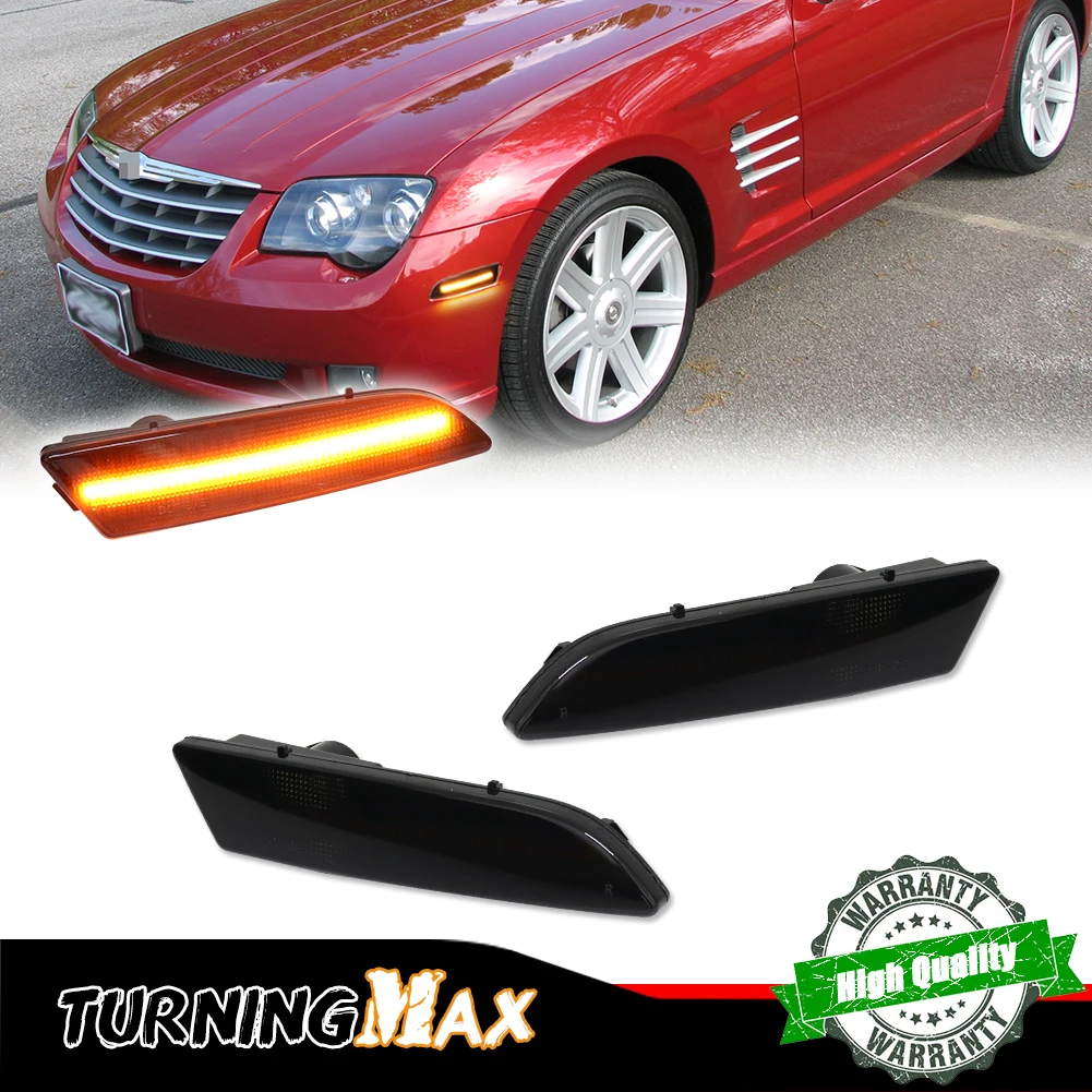 Янтарный/белый светодиодный передний бампер боковые габаритные огни указателей