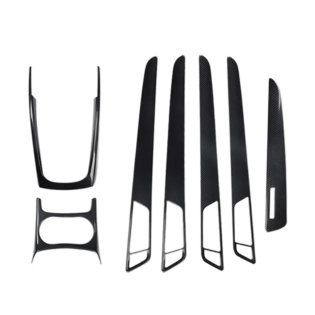 

Для Audi Q5 8R 2010-2018 RHD правый руль ABS углеродное волокно аксессуары для украшения интерьера автомобильные наклейки Обложка отделка