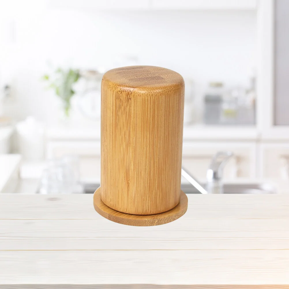 

Portable Toothpick Holder Wooden Box Toothpick Dispenser Carrier Container for Meal Home Use