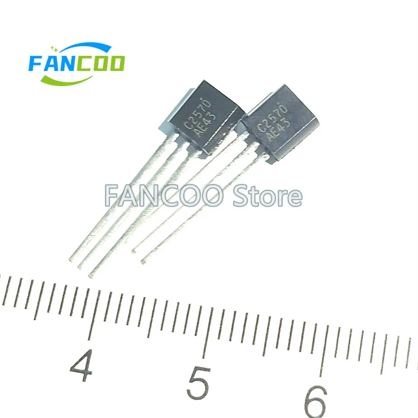 Новый оригинальный медный транзистор 2SC2570 2SC2570A-E C2570AE TO-92, 5 шт.