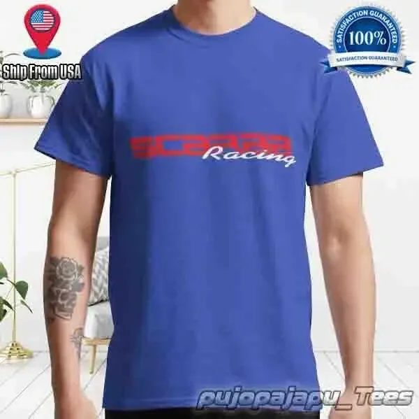 Новинка Мужская футболка SCARAB RACING с американским забавным логотипом размер S-5XL