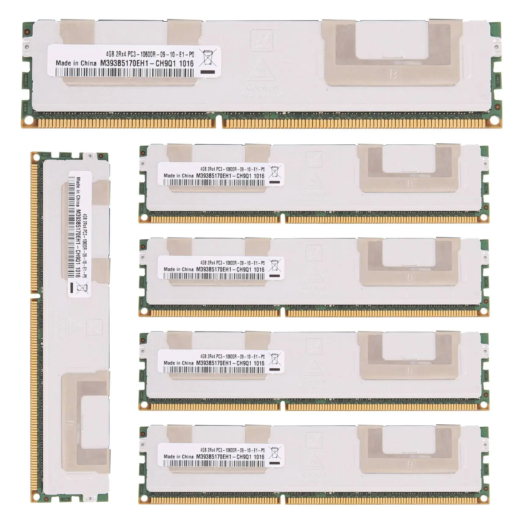 

6PCS DDR3 4GB RECC 1333Mhz Ram Memory PC3-10600 240Pin 2RX4 1.5V REG ECC Memory RAM for X79 X58 Motherboard