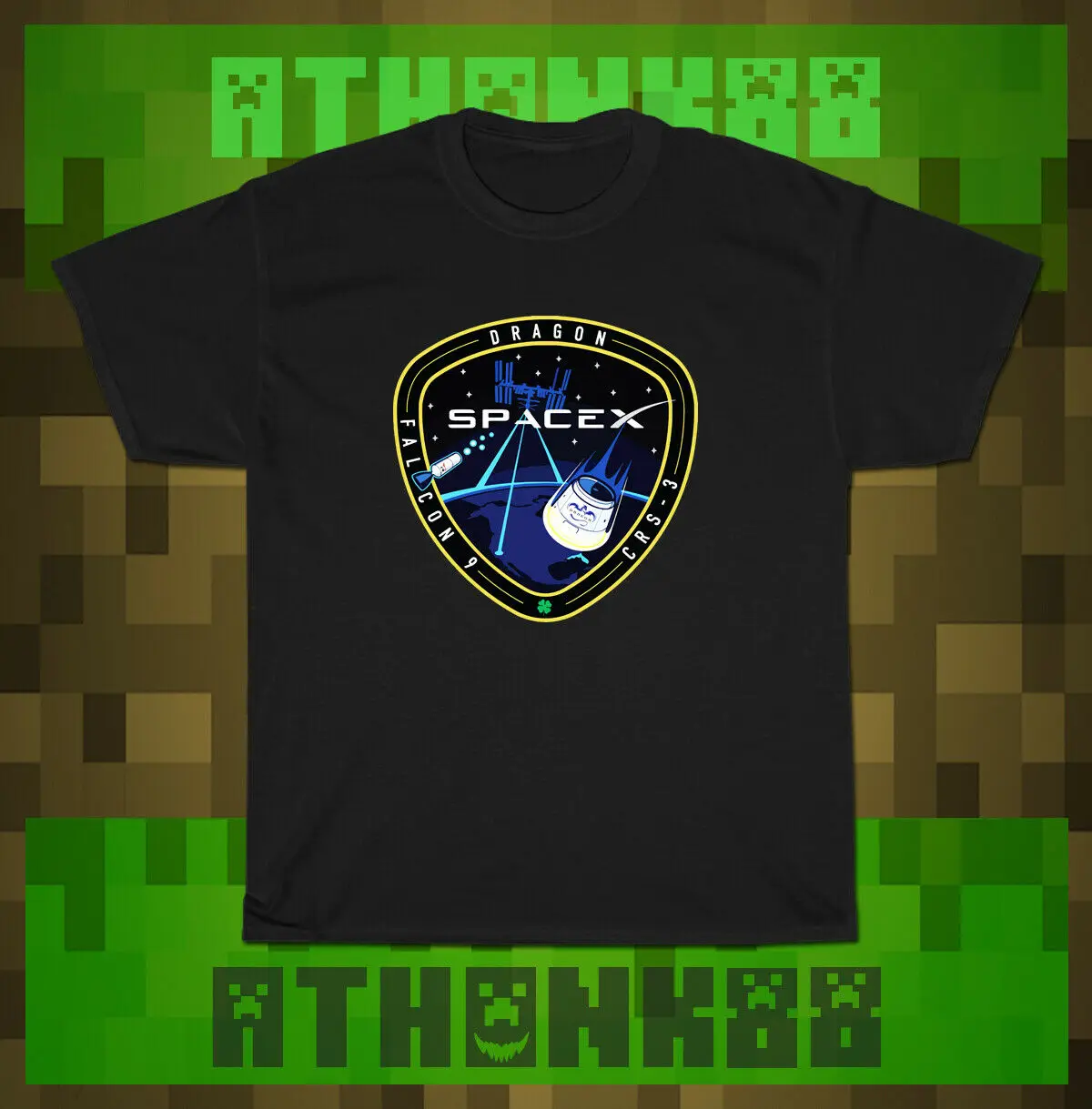 

NEW MEN'S T-SHIRT CRS 3 SPACEX - SpaceX CRS-3 MEN'S T-SHIRT