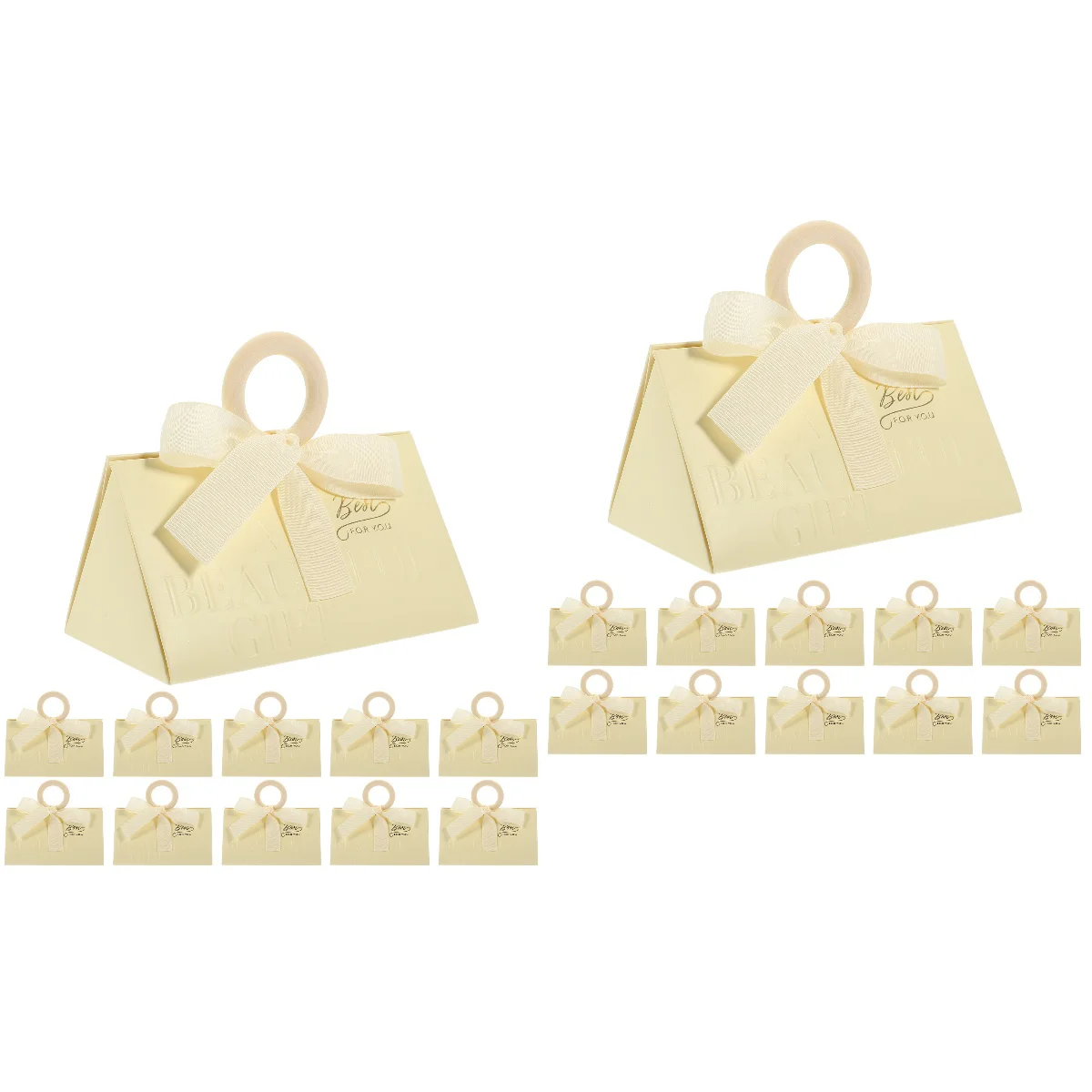 

40 Pcs Valentine's Day Favors Packaging Box Decorative Candies Container Party Biscuits Paper Boxes