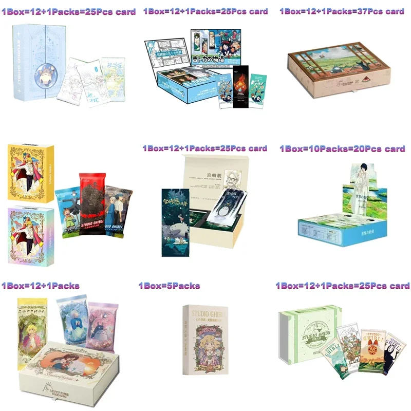 Карта Хаяо Миядзаки аниме-карты сказки классические воспоминания о детстве