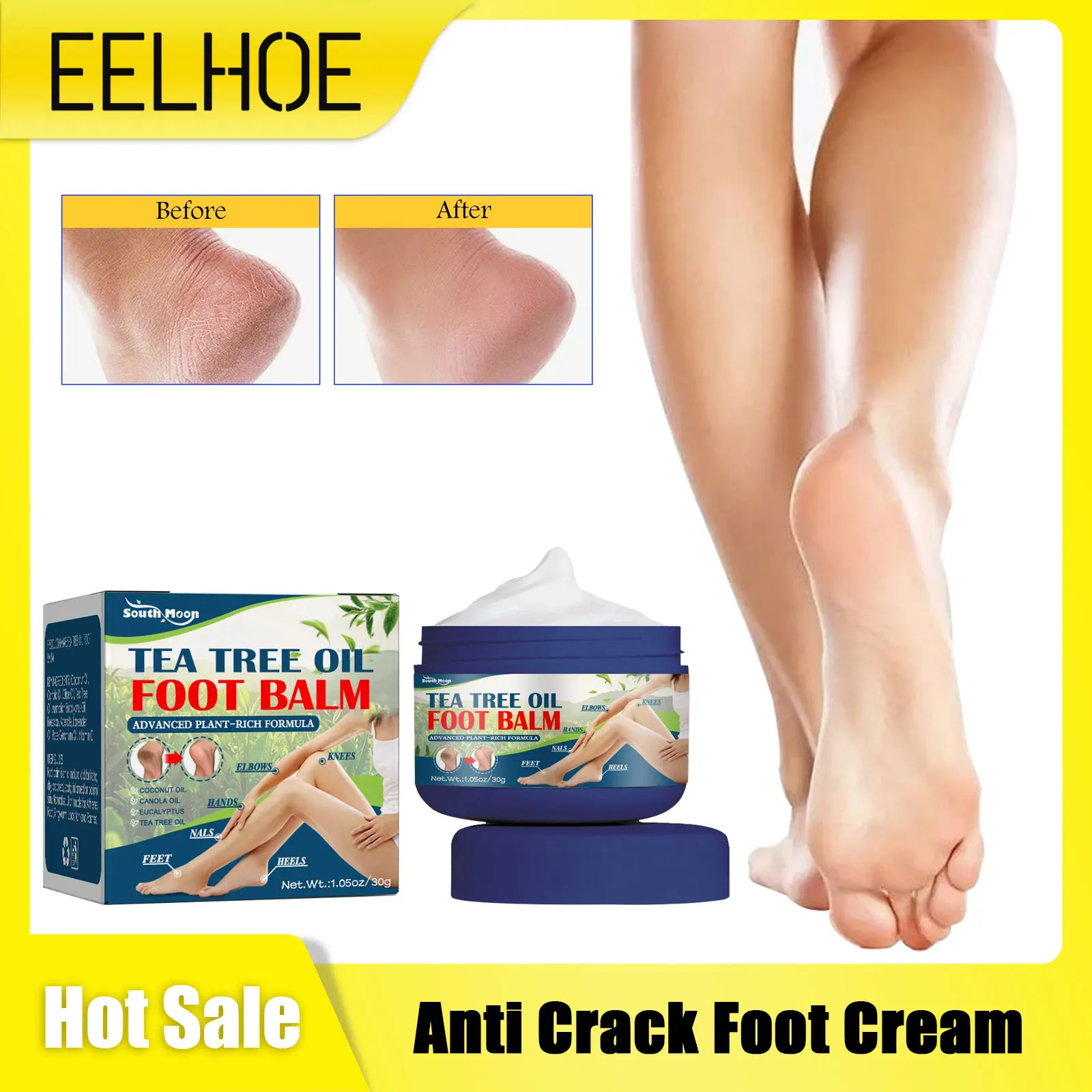 

Cracked Heel Repair Cream Remove Dead Skin Moisturize Soothing Reduce Calluses Nourishing Improve Dryness Smooth Soft Feet Cream