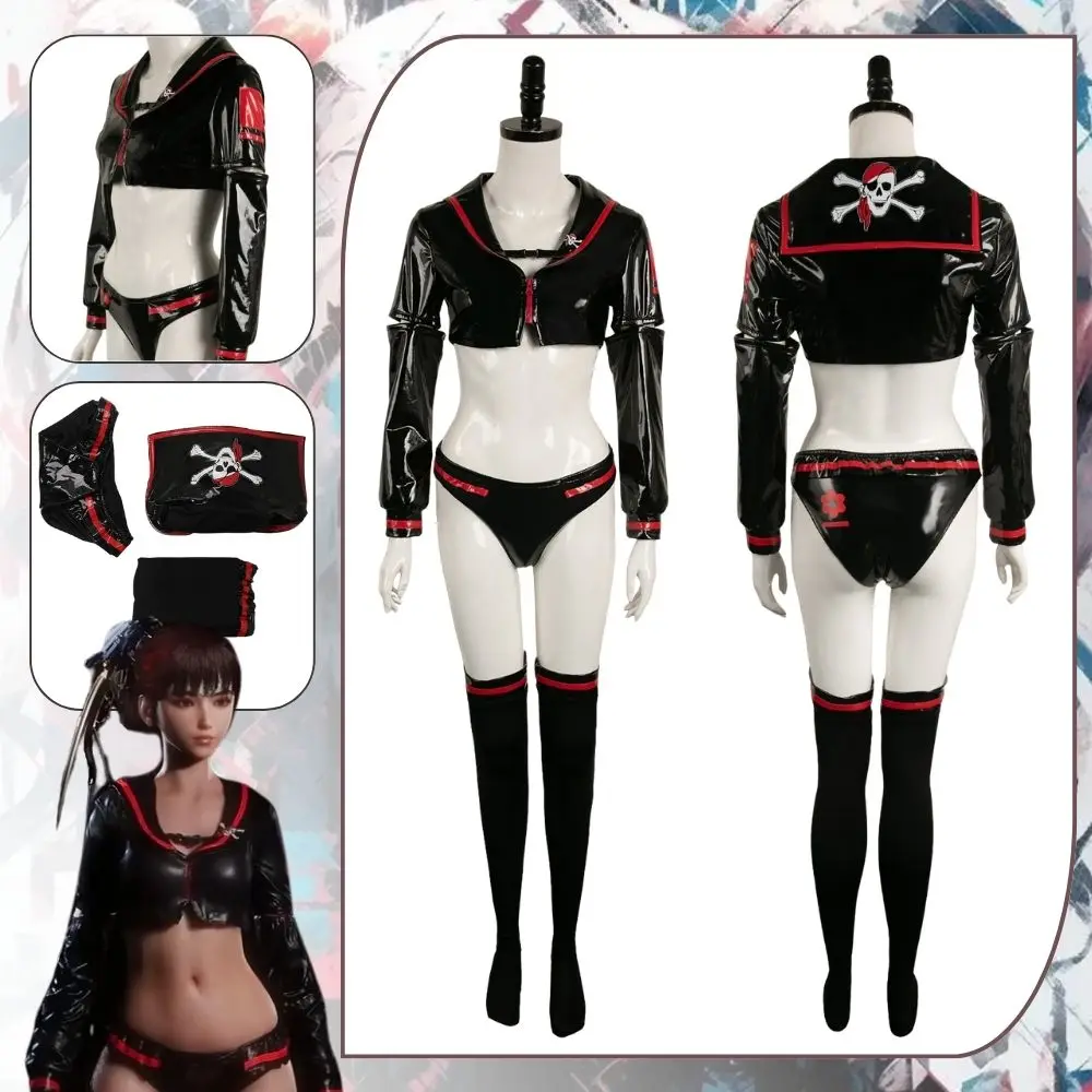 Костюм для косплея Stellar Blade Eve черная куртка и шорты взрослых карнавальный костюм