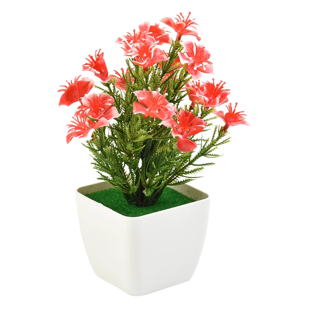 

Artificial In Pot Plants Bonsai Fake Tree Pot Fake Plant Potted Flower Home Room Table Decoration Garden Arrangement Ornaments