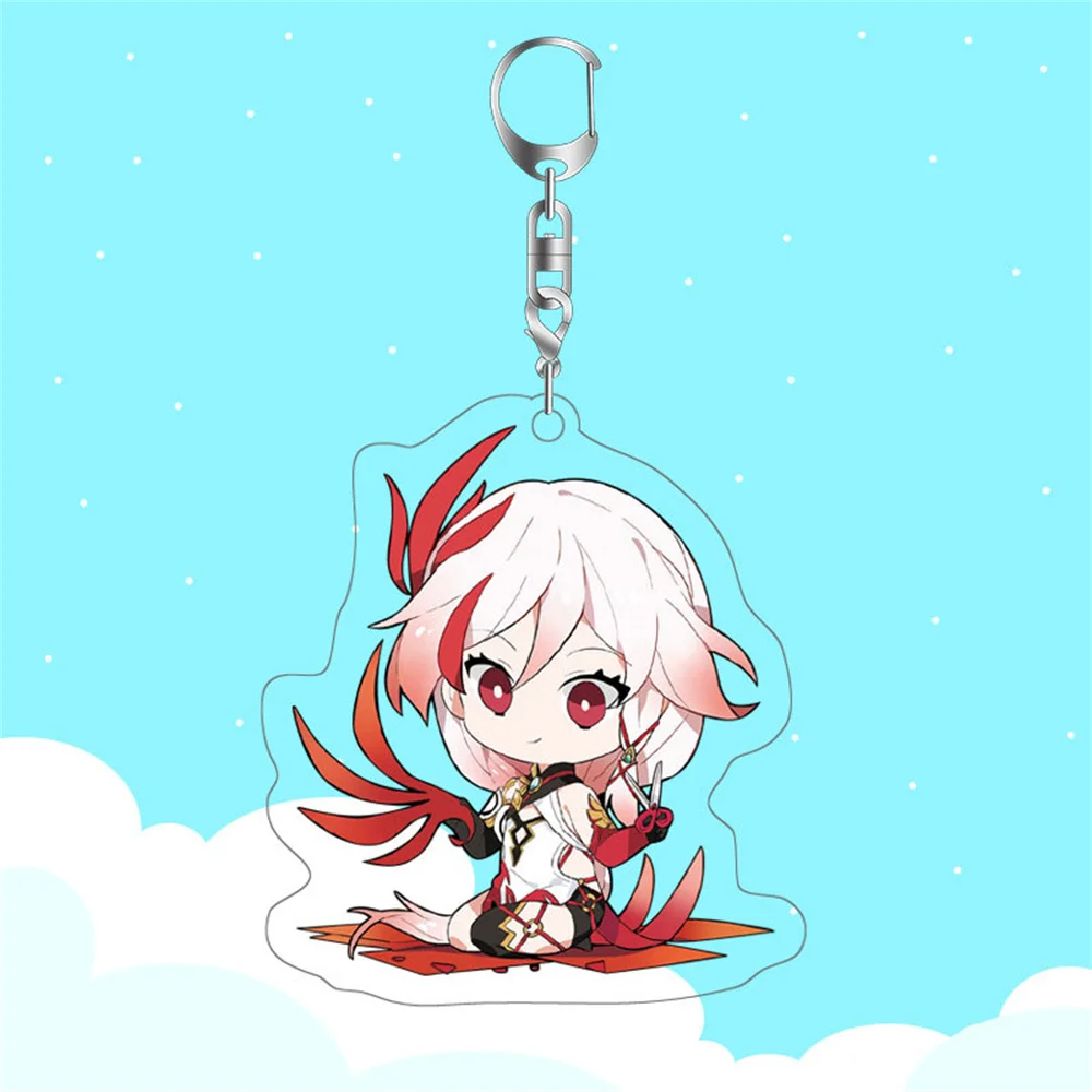6 см Honkai Impact 3 Elysia Yae Sakura Miko Fu Hua Raiden Mei Bronya Zaychik автомобильный брелок игровой рюкзак