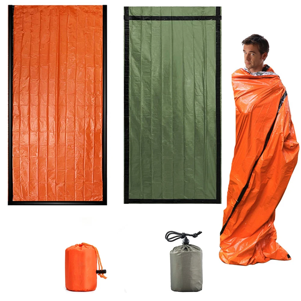 

Наружный Дневной Водонепроницаемый легкий спальный мешок для экстренных случаев Bivy Sack, одеяло для выживания CampingHiking