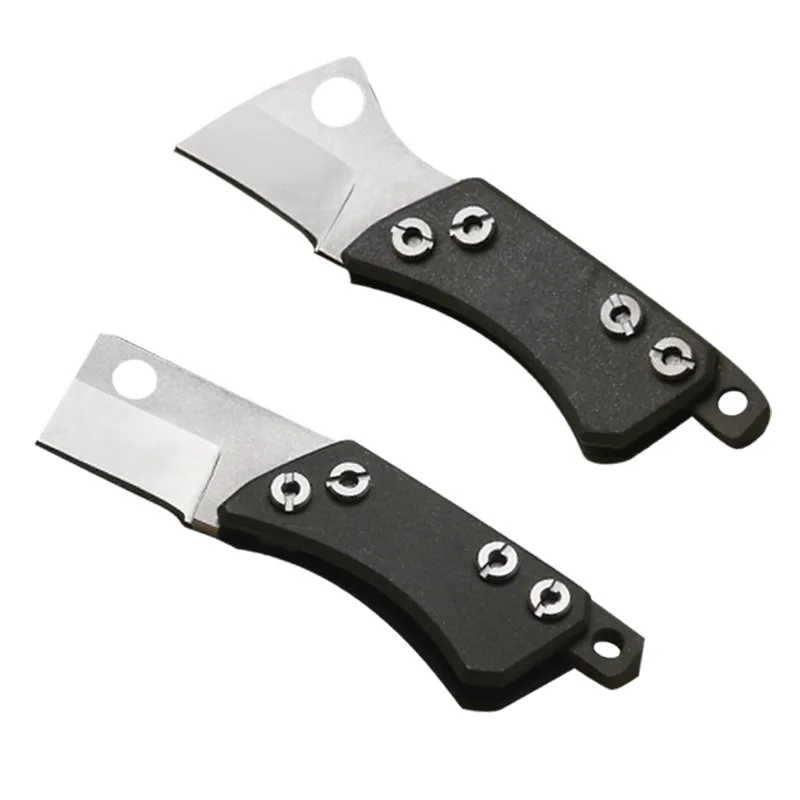 

Doбели D2 стальные острые лезвия фототитановая ручка мини карманный складной брелок нож для выживания инструмент для кемпинга Повседневный инструмент