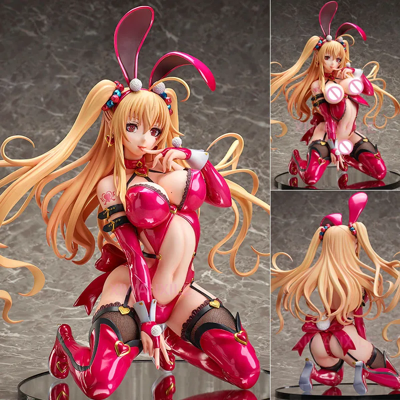35cm Native BINDing Caroline Lily Anime Figure Bunny Girl 1/4 PVC Sexy Action Adult Collection Doll Toys |