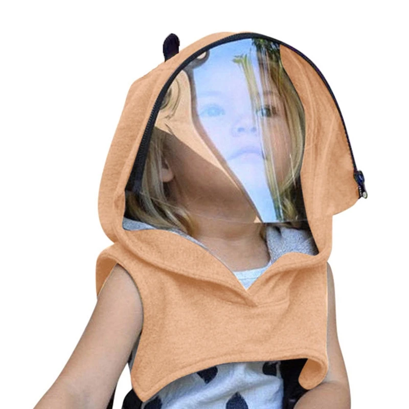 

Детская Съемная шапка с капюшоном и козырьком для лица