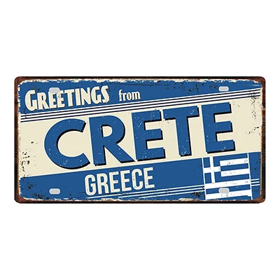 

Металлическая табличка YZFQ "Поздравления из Греции, Швеции, Финляндии"