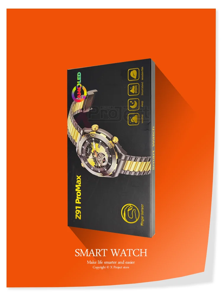 Смарт-часы Z91 PRO MAX с круглым экраном и Bluetooth-вызовом