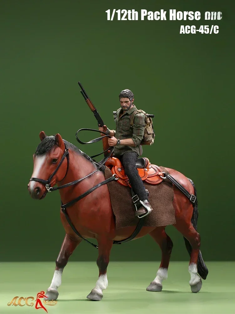 Фигурка в масштабе 1/12 имитация боевой лошади статическая упаковка модель