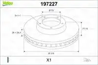 

197227 brake disc for ten E38