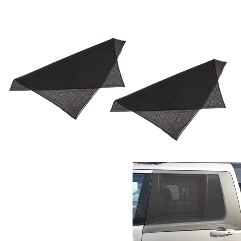 

2Pcs Car Window Curtain Sunshade Mosquito Protection Insect Net for Land Rover Discovery 4/5 LR4 LR5 2010-2022