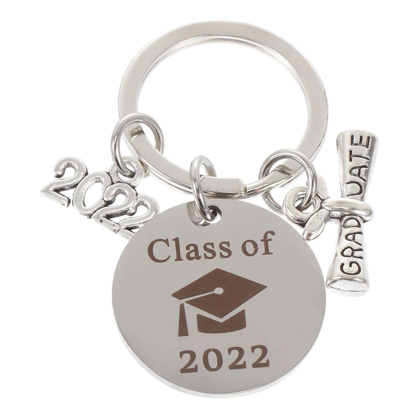 

Graduation 2022 Keychain Gifts Key Gift Class Keyring Rings Graduate Grad Keychains College Inspirational Pendant Ring Chain