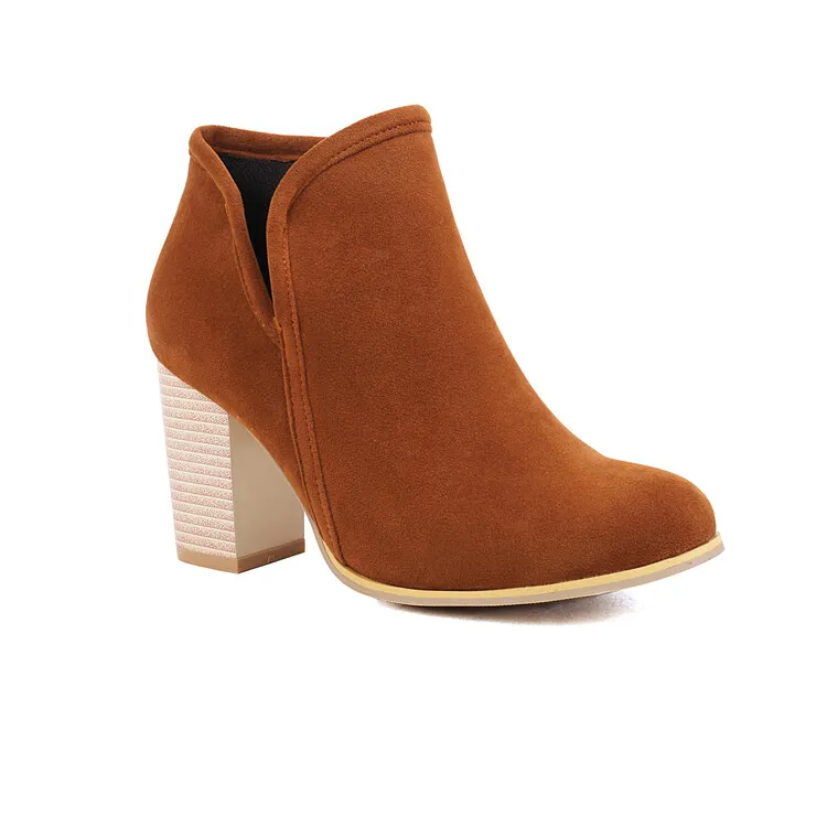 

Женские замшевые ботинки, большие размеры