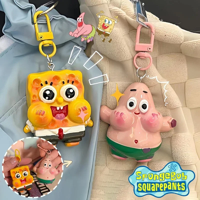 Губка Боб Патрик искусственный Мультфильм Аниме Рюкзак Подвеска девочка милый