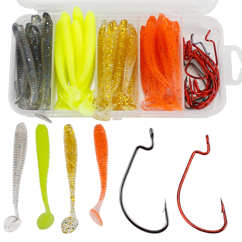 

Искусственная приманка 60 шт., искусственная приманка, устойчивая к падениям, ручной имитационный аксессуар, приманки, Спиннер для рыбалки, 6 ...