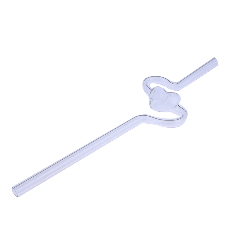 1 шт. многоразовые стеклянные соломинки для напитков