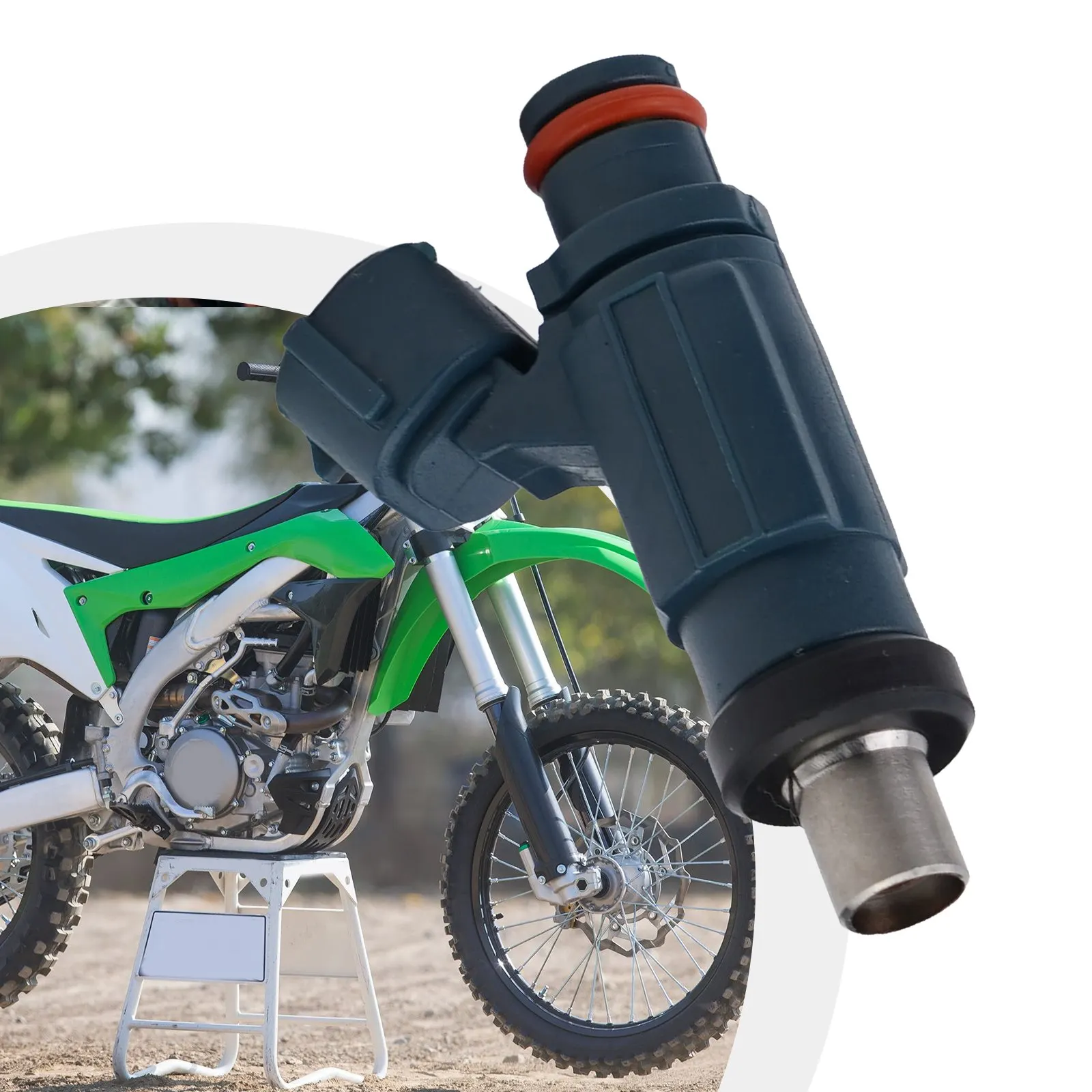 49033-0010 Топливная форсунка для ZX10R 2006-2007 1шт. 490330010 Черный пластик ZX14 гг.