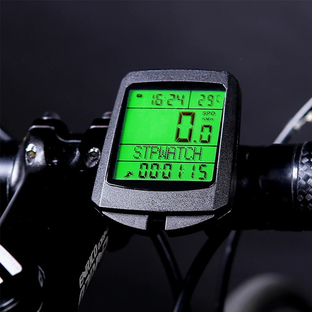Велосипедный Многофункциональный секундомер велосипедный компьютер светящийся
