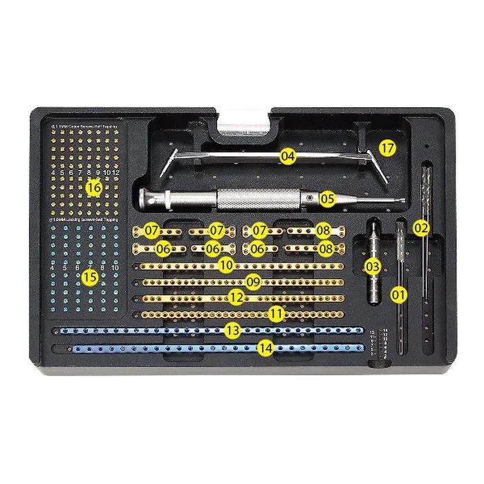 

CE & ISO Marked Orthopedic Surgical 1.6mm Locking Plate Instrument Kit Veterinary Bone Surgery Set
