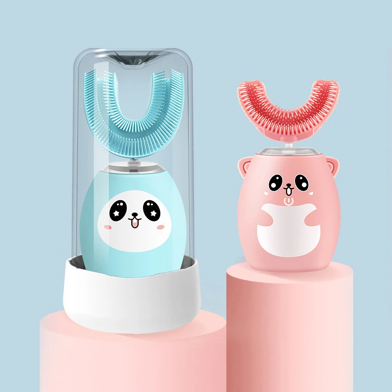 

Children Electric Toothbrush U-shaped USBRechargeable Mouth-contained Silicone Braces Ultrasonic Toothbrush