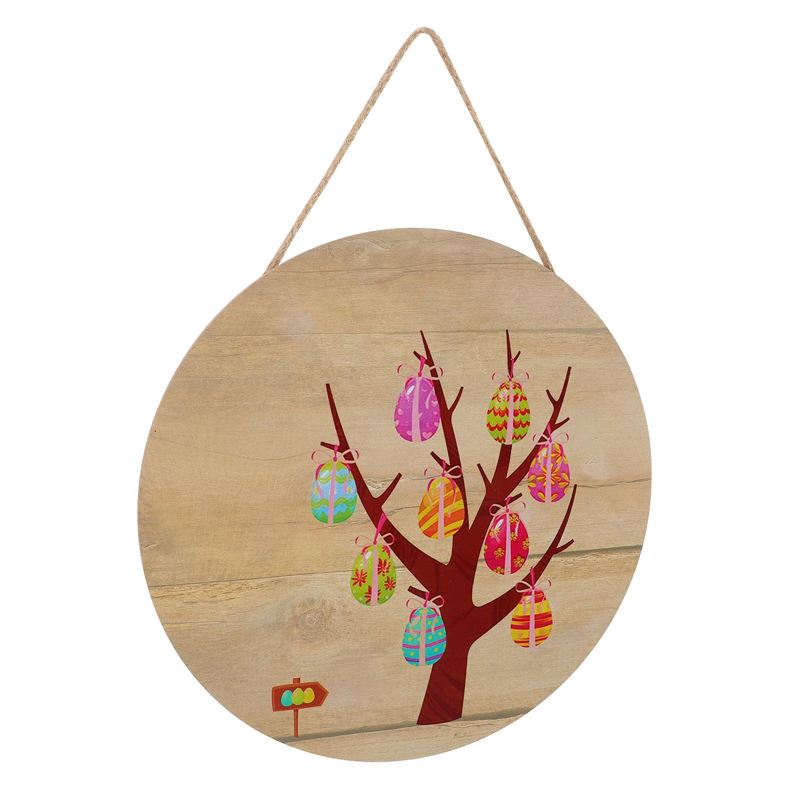 

Easter Pendant Home Scene Door Sign Decor Hanging Decoration Front Adorn Wooden Craft Layout