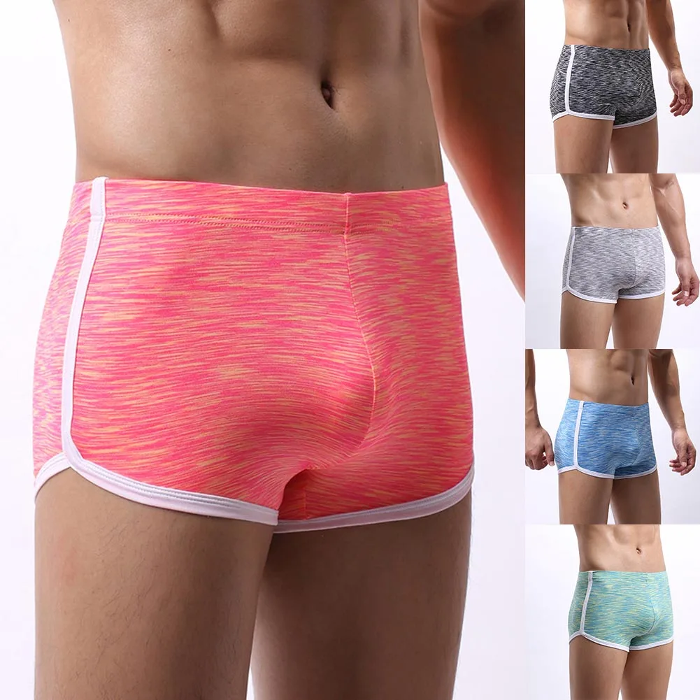 

New Beachwear Mens Briefs Boxer Underwear Shorts U Convex Pouch Pants Male Sexy Stretch Comfort Soft Pouch Panties Swimwear