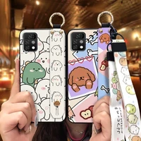 Silicone For Woman Phone Case For UMIDIGI A11 Pro Max Wristband Kickstand Back Cover Original