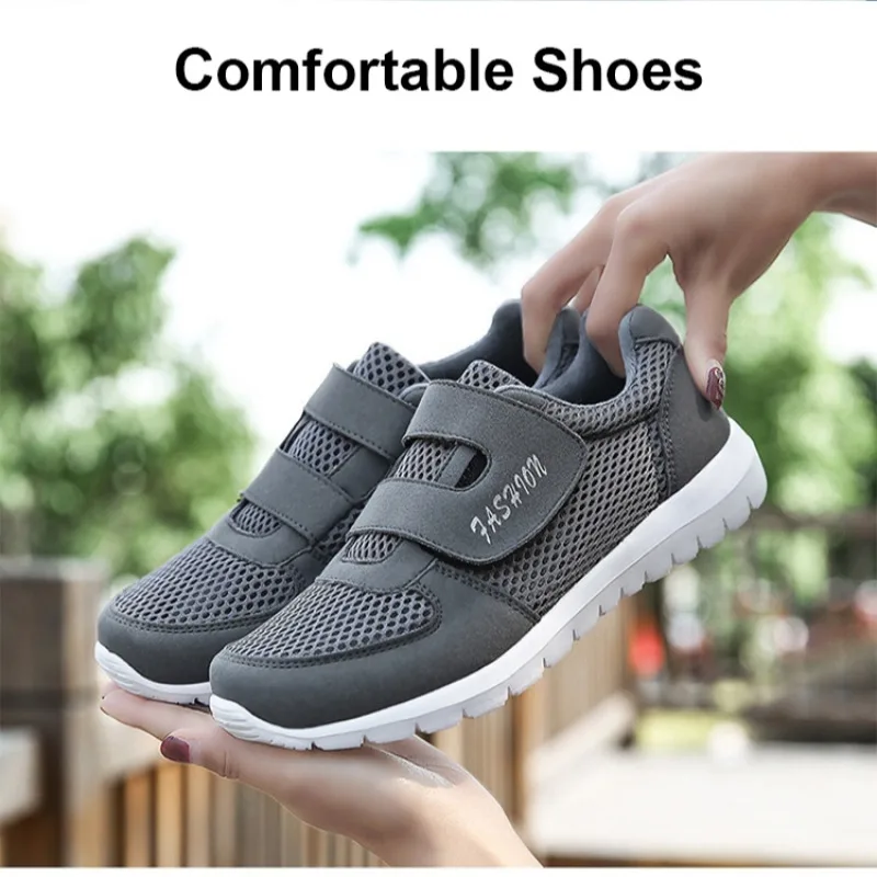 Мужская Удобная прогулочная обувь для среднего и пожилого возраста свободная